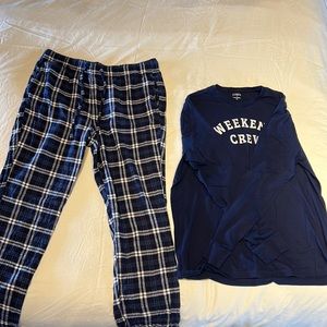 Pajamas Matching Top and Bottom (J. Crew)